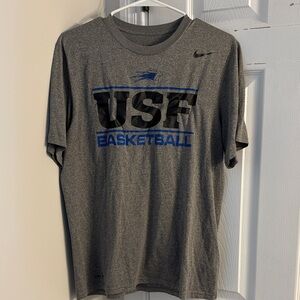 Nike Gray USF Basketball Tee